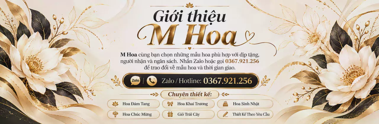 Ảnh bìa Shop hoa tươi Phường Phù Vân Ninh Bình - Hoa cho những dịp đáng nhớ